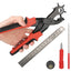 Jeu de pinces perforatrices à 6 trous, outil manuel de bricolage pour sangle, ceinture, selle