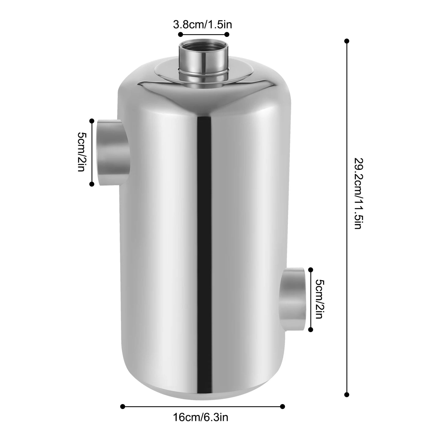 28kw Stainless Steel Swimming Pool Heat Exchanger, 1292x134 mm Swimming Pool Heat Exchanger