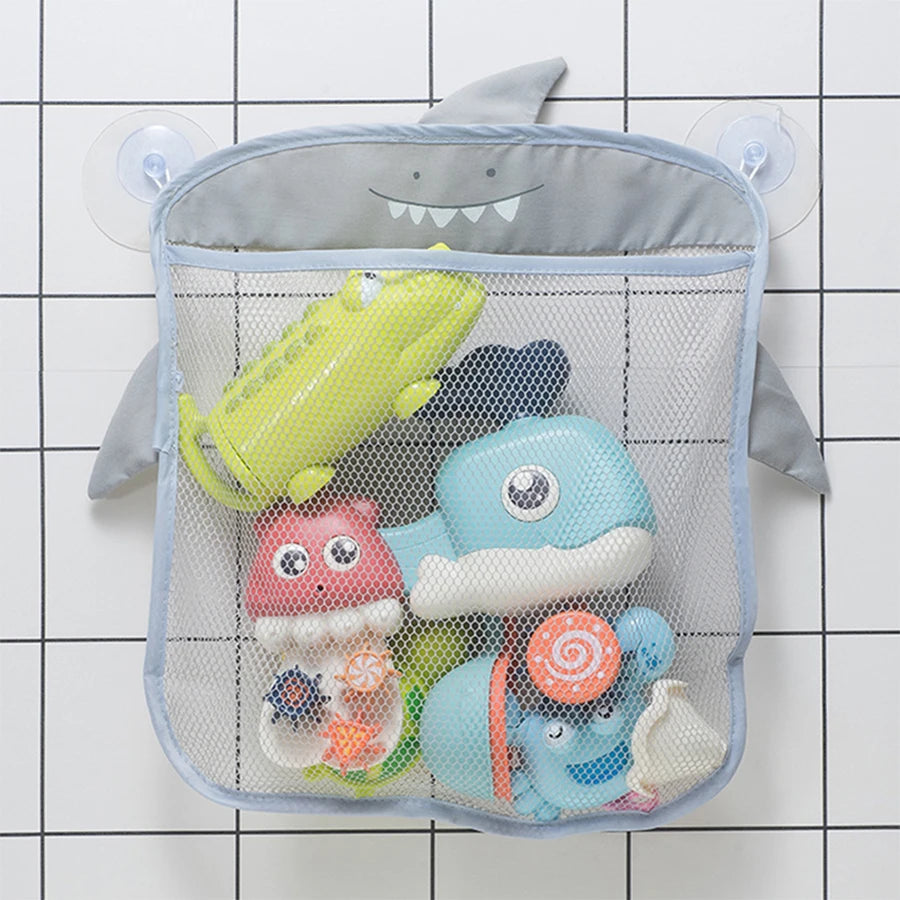 Cognitive Floating Toy Storage Bag for Baby Bath