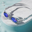 Occhialini da nuoto professionali per adulti, protezione contro la nebbia, protezione UV, occhiali da nuoto impermeabili in silicone con cinghie regolabili per uomini, donne e giovani.