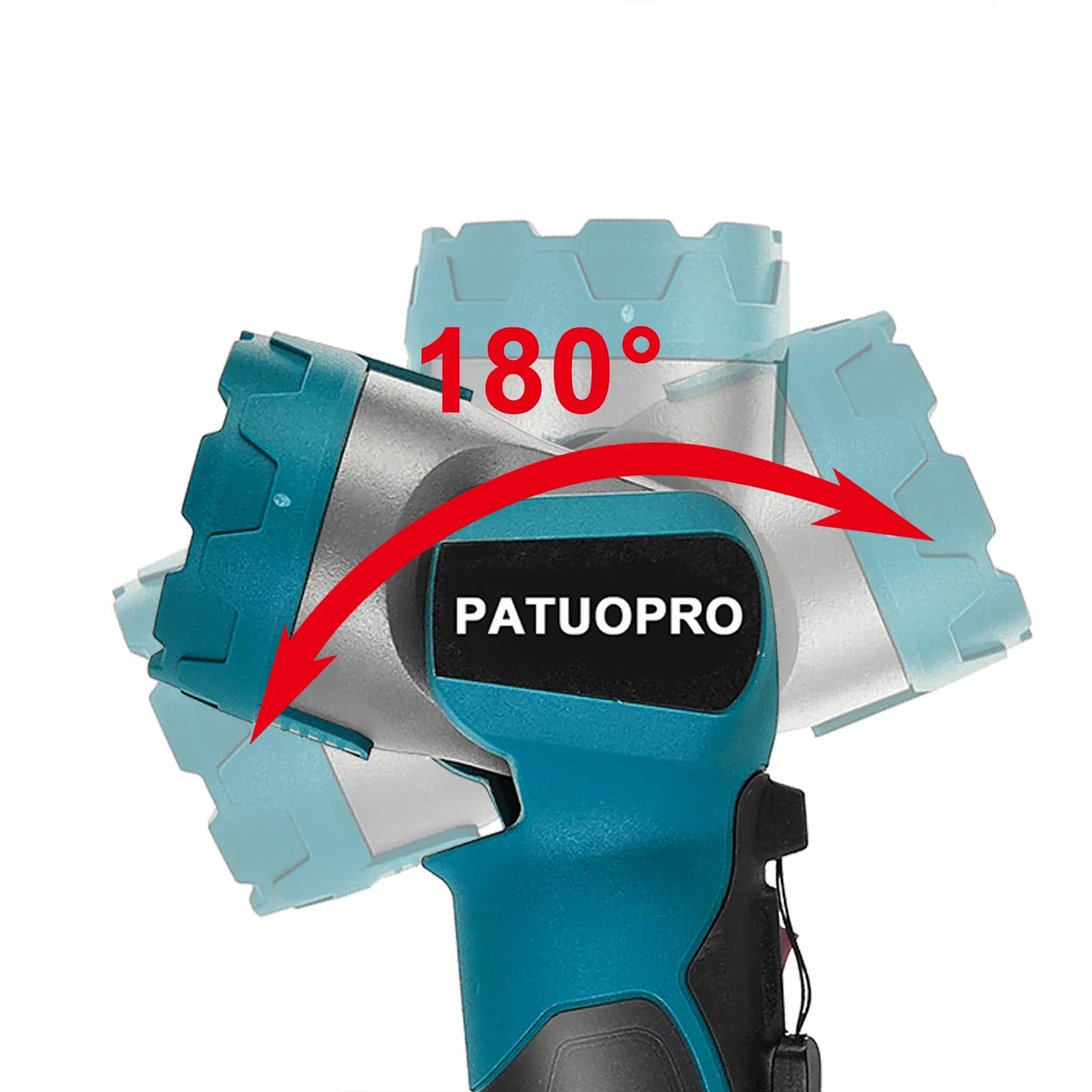 Foco LED Ajustable: Linterna Recargable Portátil para Uso en Exteriores y Reparaciones