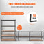 5 Layers Standing Storage Shelving Unit Heavy Duty Organizer Metal Rack for Kitchen Living Room Warehouse Flower Stand