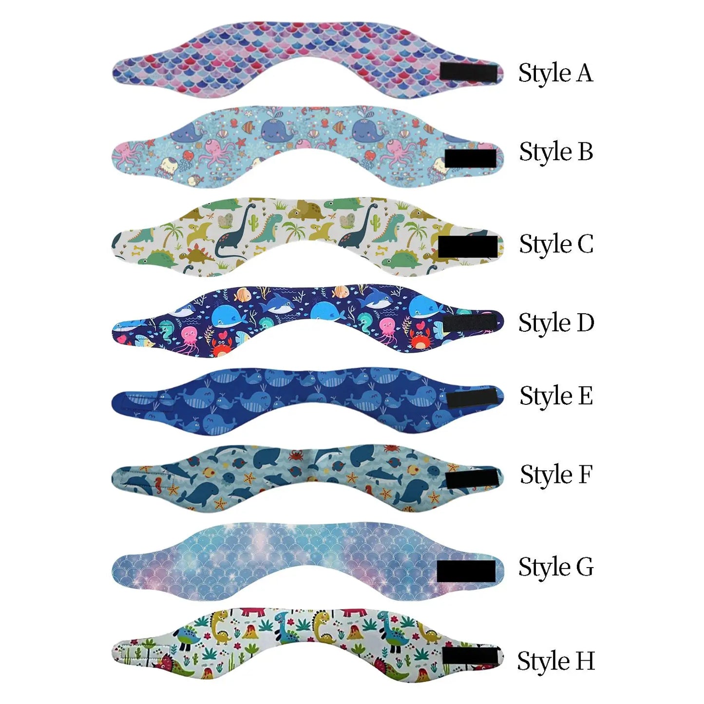 Adjustable Swimming Ear Hair Band for Water Sports Bathing Surfing