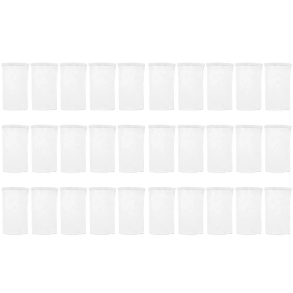 5-50pcs Calcetines para Desnatador de Piscina Diseño de Malla de Nylon Elástica Detritos de Estanque Hojas Filtros Cesta Desnatadores Accesorios para Piscina