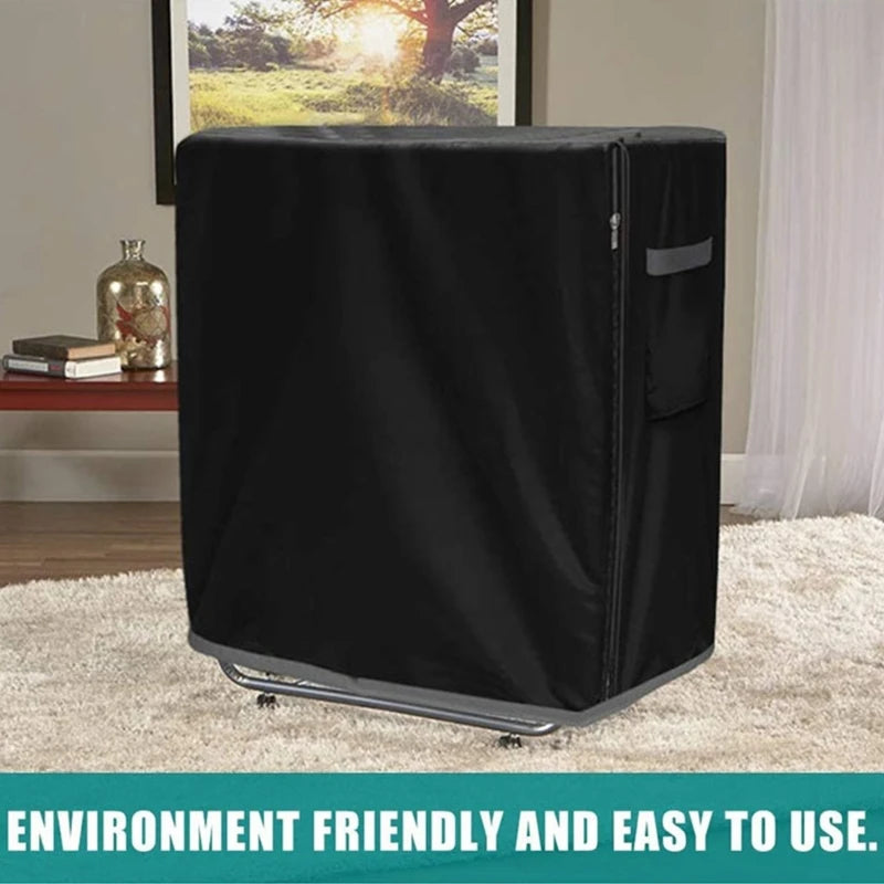 Funda de Cama Plegable de Tela Oxford con Cremallera Cubiertas a Prueba de Polvo para Muebles