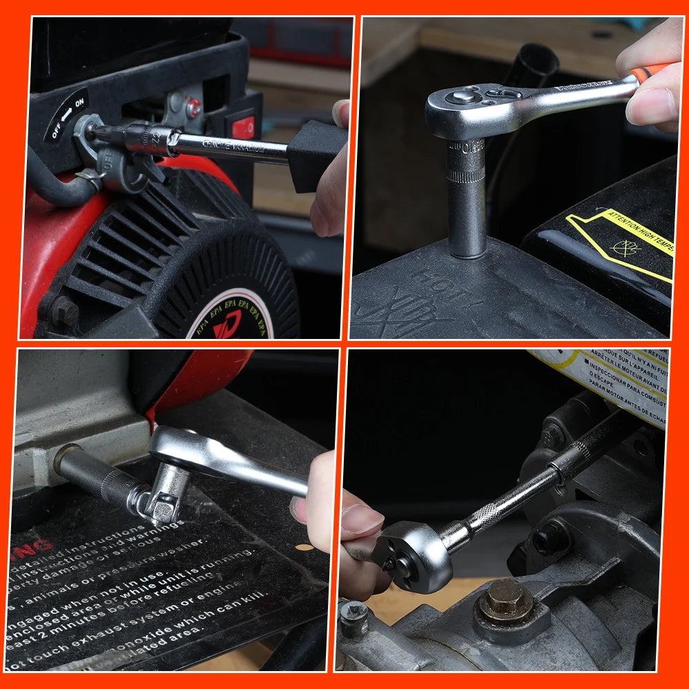 Juego de Herramientas de Reparación ValueMax 27-122PC - Kit de Llaves de Taller en Casa