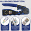 Herramienta de Crimpado RJ45 Pasante para Conectores Modulares Ethernet Cat6a/Cat6/Cat5/Cat5e 8P8C