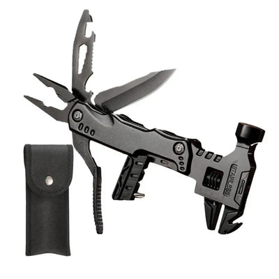 Multifunctional Pliers Multitool(Claw Hammer, Knife, Wire Cutter)