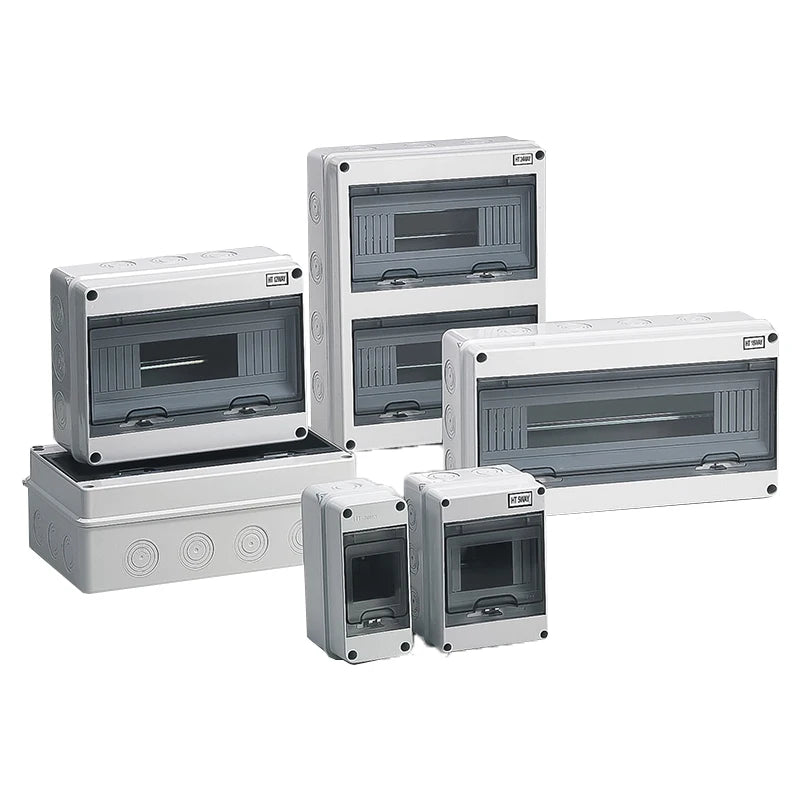 HT Series Junction Box 2/3/5/8/12/15/18/24WAY PC Plastic Outdoor Elect ...