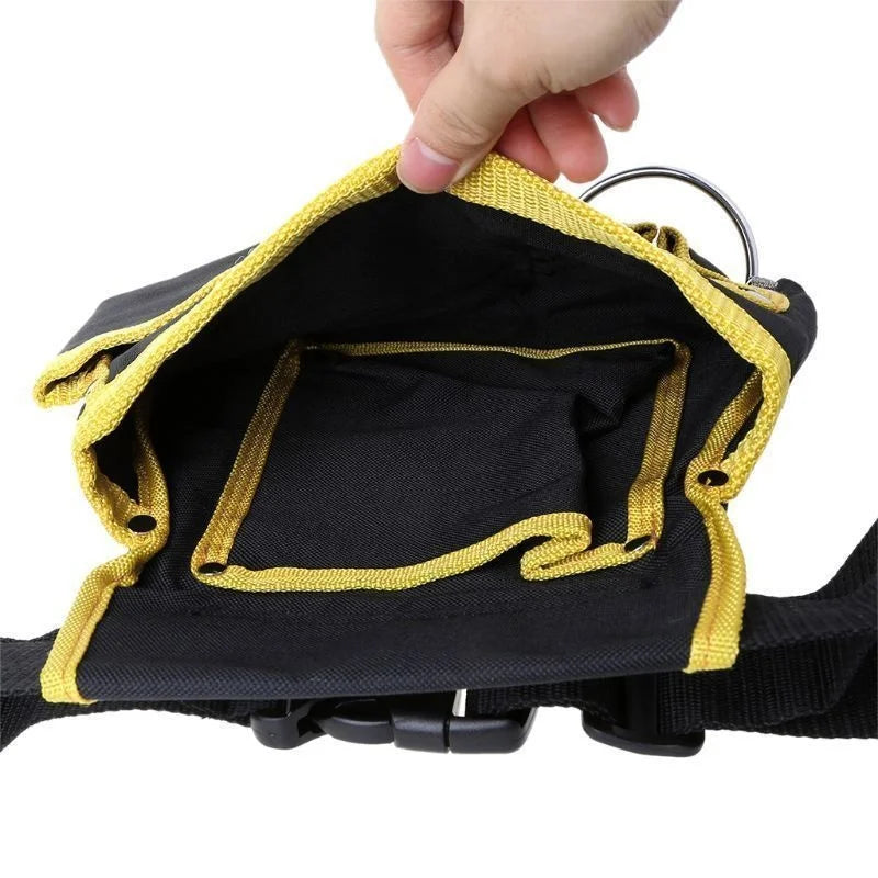 Sac à outils multifonctionnel en tissu Oxford pour électricien, pochette de ceinture, support de rangement, organisateur