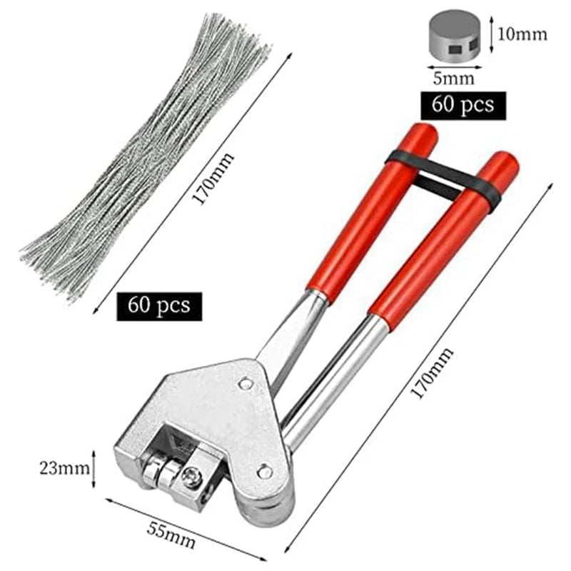 Set di Pinze Sigillanti con 60 Sigilli di Piombo e Fili d'Acciaio (Adatti per Diametro 10mm)