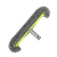 Cabezal de Cepillo para Piscina de Aluminio Resistente de 17.5" con 7 Filas de Cerdas de Nylon para Cepillo de Limpieza de Esquinas de Piscina