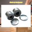 2er-Pack Reinigungsbürsten für Kupferrohre, Vollmetall-Reinigungsbürste für HVAC-Rohre für Bohrmaschinen mit 1/4-Zoll-Schaft (1/2 Zoll und 3/4 Zoll)
