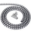 Clips de tube de stockage de fil de 5M Organisateur de manchon de câble Enveloppe de tuyau Protecteur de cordon Dispositif de gestion en spirale flexible