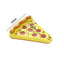 Flotador inflable gigante en forma de rebanada de pizza para piscina, colchoneta de agua, anillo de natación para diversión en fiestas de piscina de verano