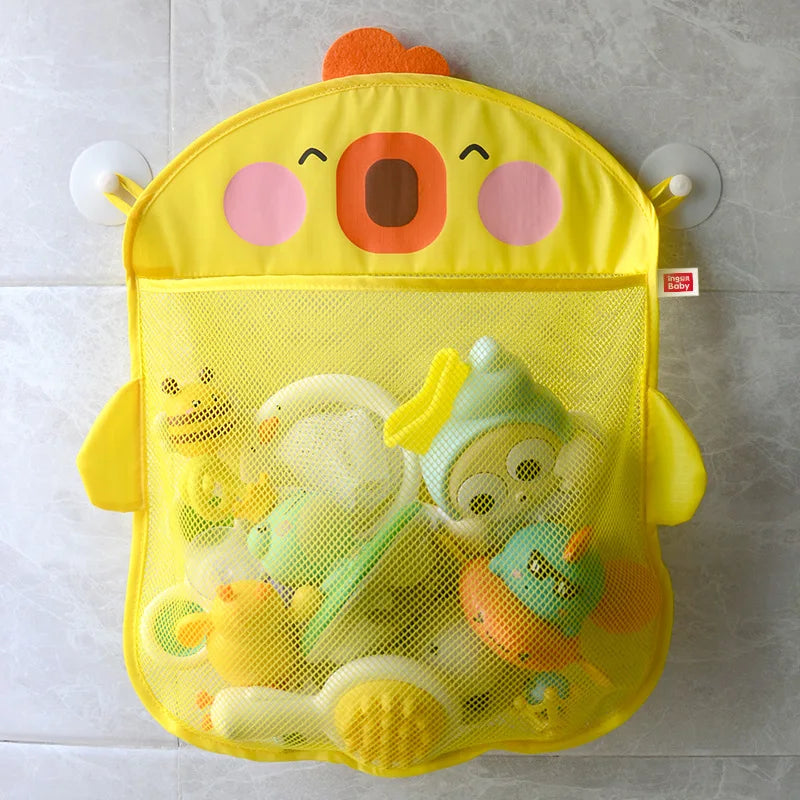 Cognitive Floating Toy Storage Bag for Baby Bath