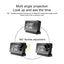 Sveglia con Proiezione LED a Rotazione di 180° con USB e Proiettore da Soffitto