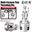 DN15 DN20 Integrated Internal & External Pipe Threading Tool