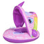 Infant Inflatable Swimming Float Seat with Sunshade