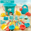 Kids' Beach Sand Toy Set with Bucket and Shovel