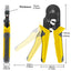 Ferrule Crimping Tool Kit with HSC8 6-6A/6-4A Pliers for Tubular Terminals 0.25-10 mm²