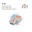 10/30/50 PCS Mini Fast Wiring Cable Connectors Universal Compact Splitter Electrical Conductors Push-in Home Terminal Block