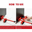 5 Teile/satz Möbel Mover Werkzeug Set Schwere Stoffe Moving Roller Mit Bar Möbel Mover Lifter Mit Rad Professionelle Moving Werkzeug 