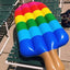 Colchoneta inflable para piscina en forma de helado de 180 cm, cama reclinable para adultos, colchón de natación, flotador de verano.