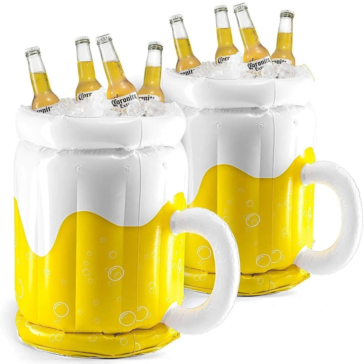 PVC Inflatable Ice Bucket Summer Cool Drinks Ice Tray Pool Water Sports Hydration Storage Bucket Beer
