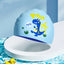 Children's Cartoon Silicone Swimming Cap - Waterproof & Comfortable