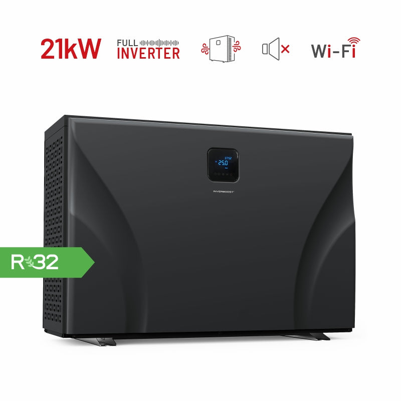 Zealux 11kW~40kW INVERBOOST UX Pool Heat Pump - Single/Double Fans