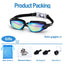 Professionelle Anti-Fog-Schwimmbrille für Erwachsene mit UV-Schutzglas