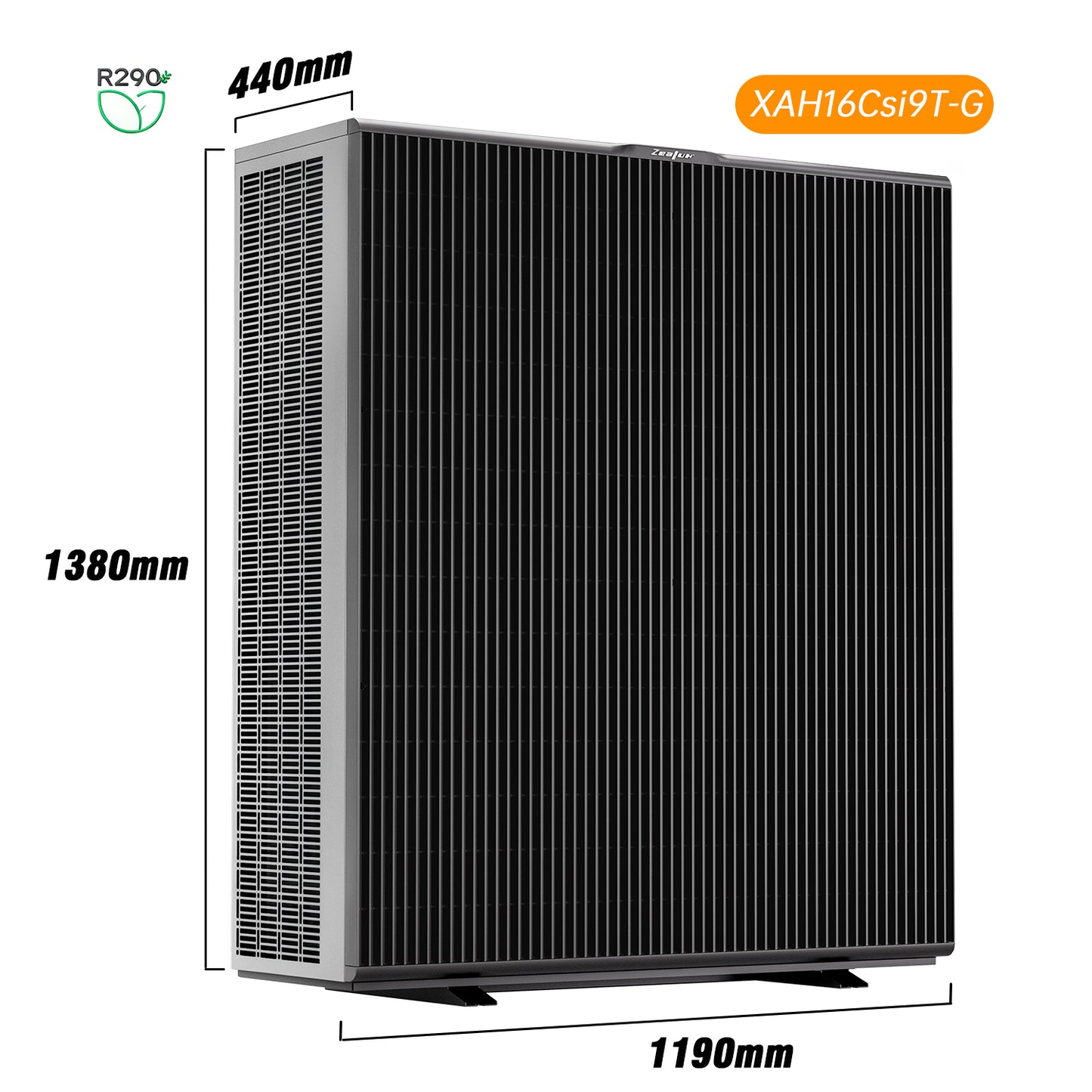 Zealux Inverboost Plus R290 Monoblock Air Source Heat Pump, 7kW–16kW, Single & Dual Fan, Multifunctional Heating Cooling DHW