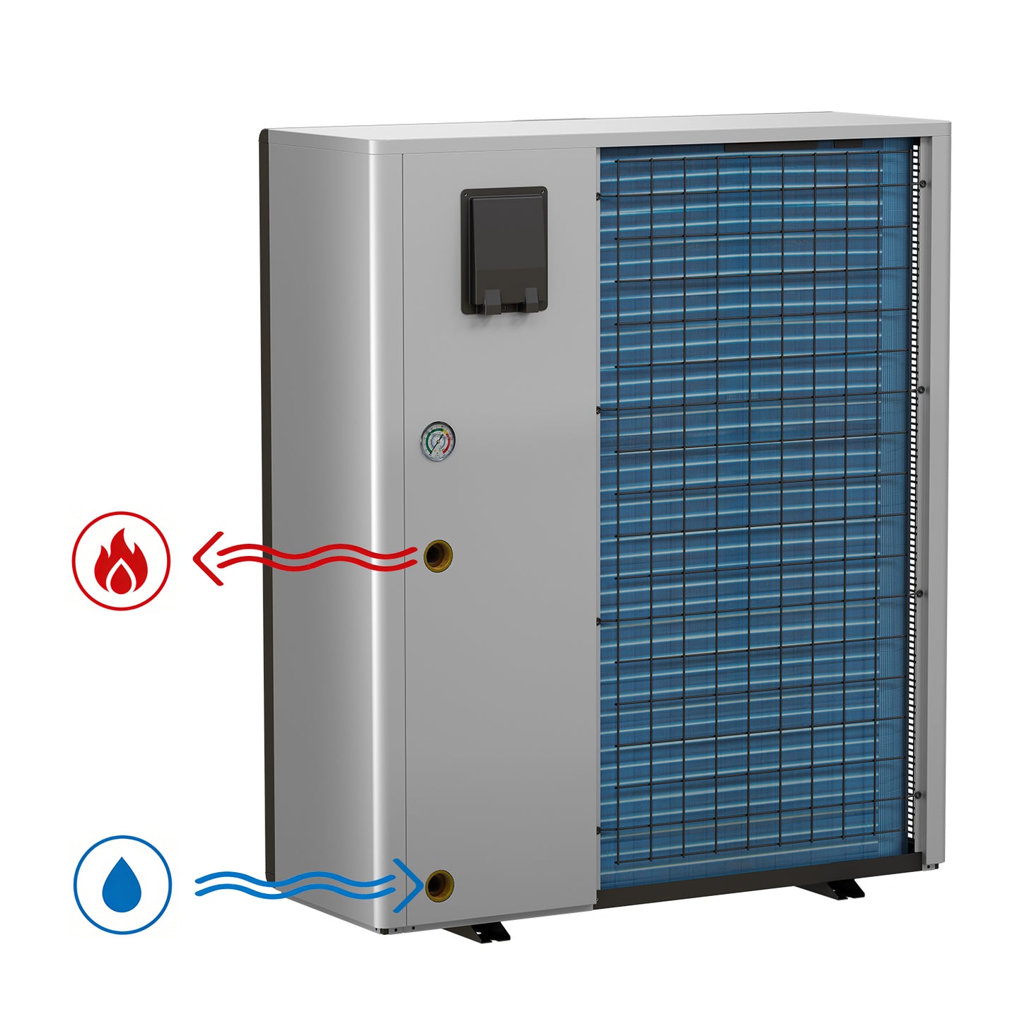 Zealux Inverboost Plus R290 Monoblock Air Source Heat Pump, 7kW–16kW, Single & Dual Fan, Multifunctional Heating Cooling DHW