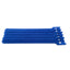 60-20PCS Nylonowe opaski kablowe 20CM Organizator przewodów z rzepem na kable ładujące, słuchawki, przewody myszy, zarządzanie biurem