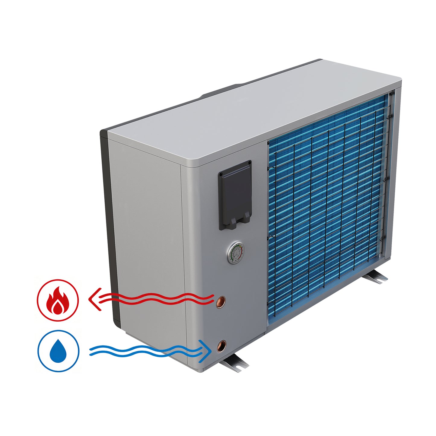 Zealux Inverboost Plus R290 Monoblock Air Source Heat Pump, 7kW–16kW, Single & Dual Fan, Multifunctional Heating Cooling DHW