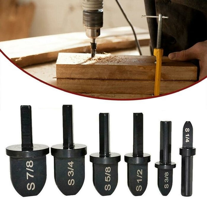 Copper Pipe Expander Set - HVAC Hex Handle Swaging Tool & Electric Drill Bit Flaring Tool